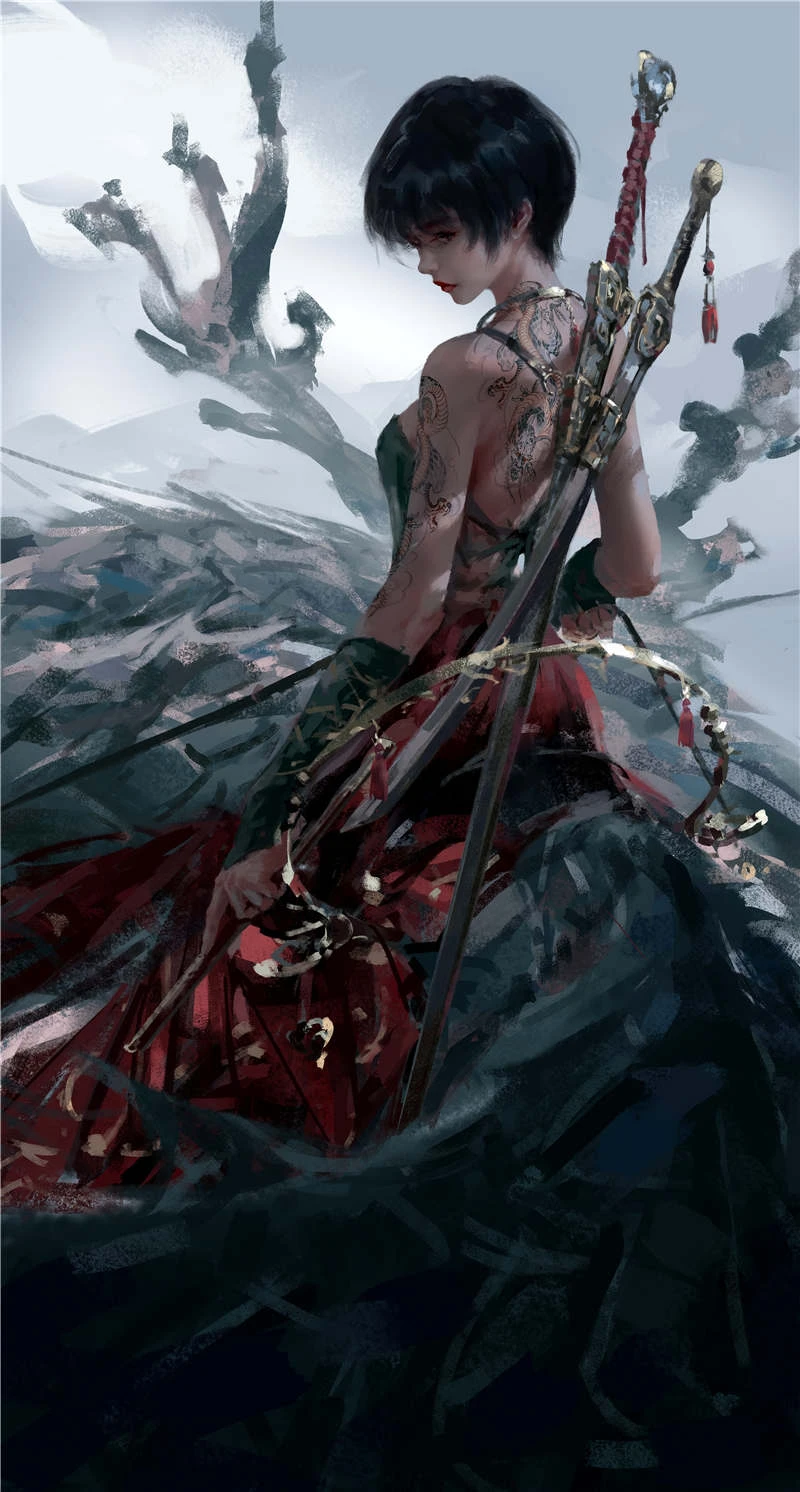 2025年6月【wlop鬼刀】 画师单期更新 【900m/百度】-2mgame