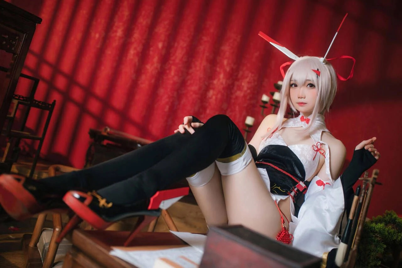 焖焖碳 – 碧蓝航线 绫波旗袍【25P 376M】-2mgame