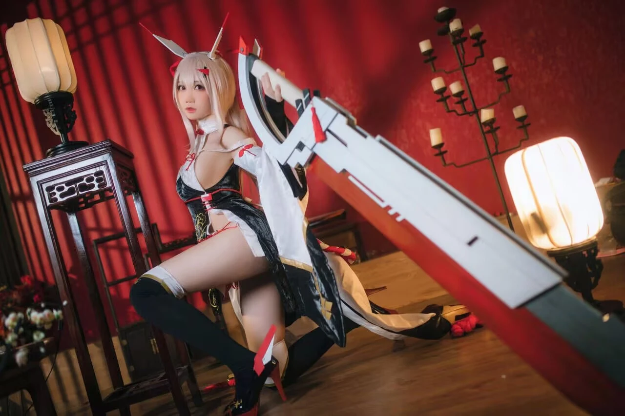 图片[3]-焖焖碳 – 碧蓝航线 绫波旗袍【25P 376M】-2mgame