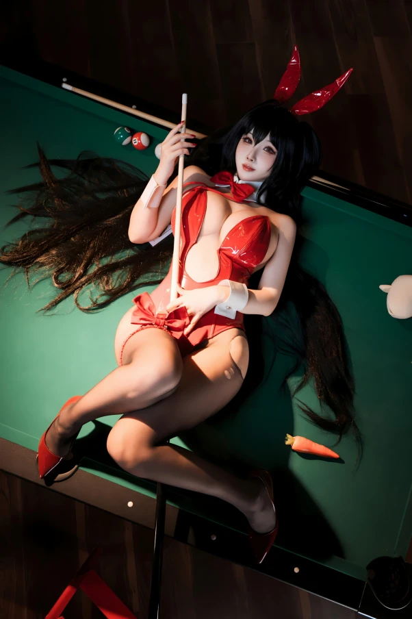 图片[4]-【cos写真】rioko凉凉子 碧蓝航线 大凤 桌球兔女郎【49P7V-462MB】-2mgame