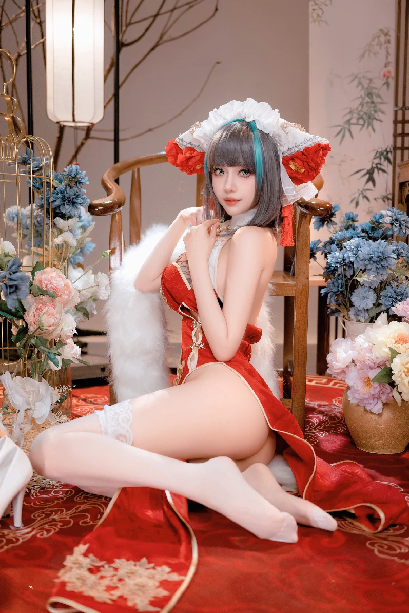 Shika小鹿鹿 - 碧蓝航线 新年柴郡-2mgame