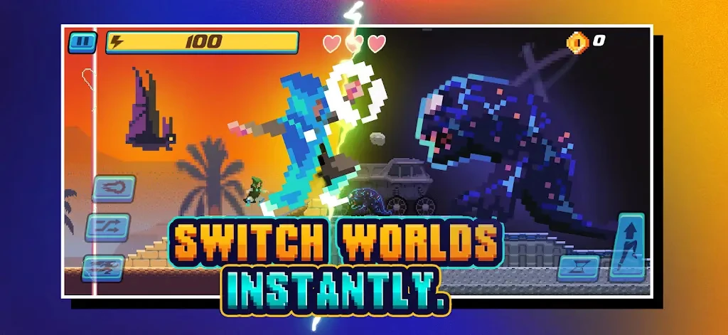 【安卓手机游戏】像素跑者：时间转换0.8.5（MOD菜单）-2mgame